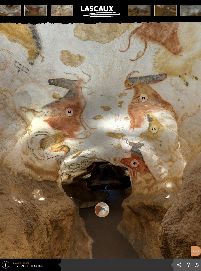 lascaux cave virtual tour 360