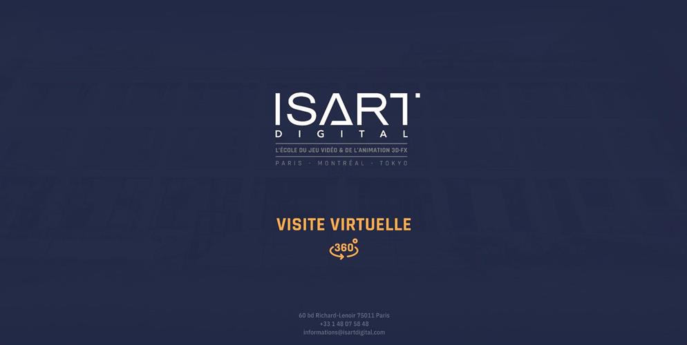 Visite virtuelle : École Isart Digital