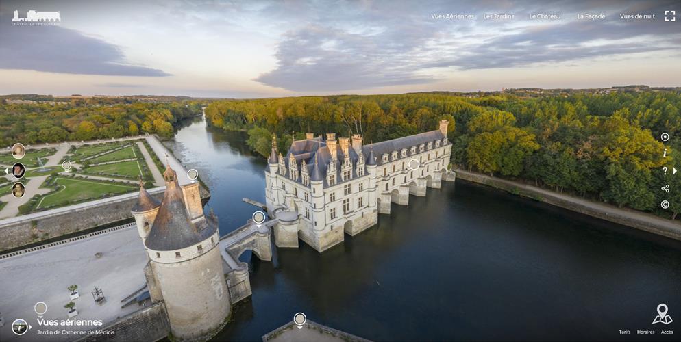 Visite virtuelle : Château de Chenonceau