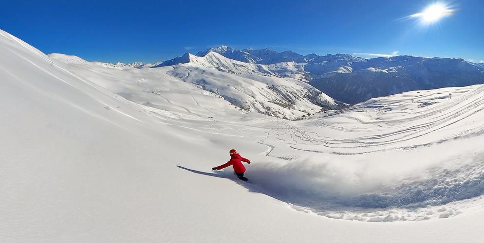Vidéo 360 : Snow Paradise face au Mont-Blanc