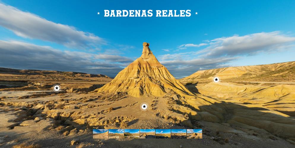 Las Bardenas Reales en 360° : une visite virtuelle au cœur du désert espagnol