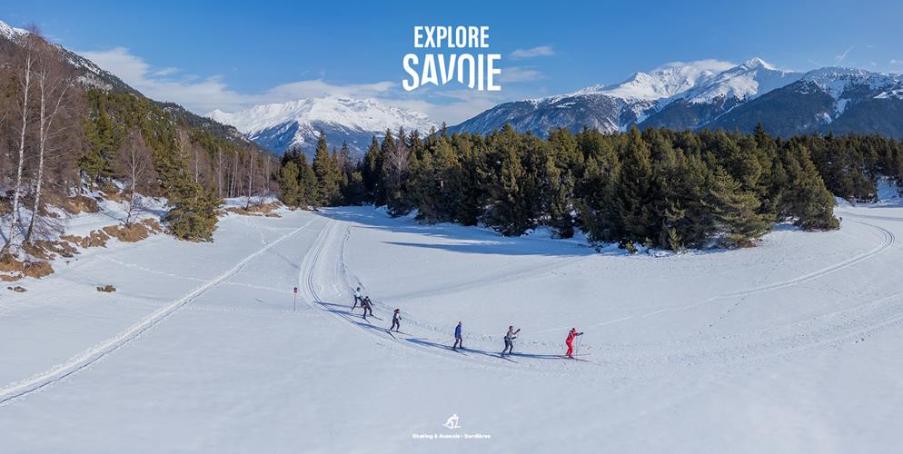 Ski de fond en immersion totale : un tournage vidéo 360° au cœur de la Haute-Maurienne 