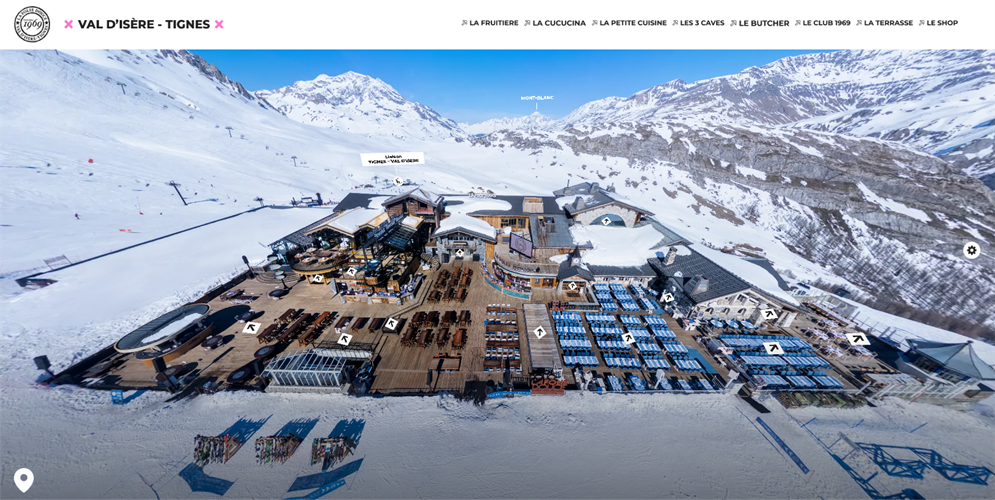 Nouvelle visite virtuelle 360° de la Folie Douce Val d’Isère : une immersion à 360°